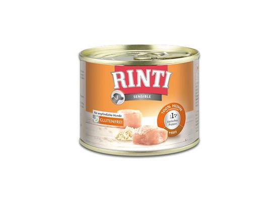 Rinti Dog Sensible konzerva kuře+rýže 185g