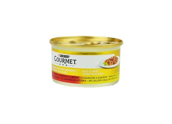 Gourmet Gold konz. kočka pašt. duš.hov.a kuře 85g