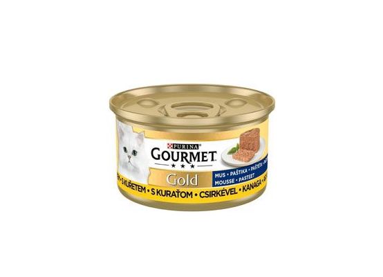 Gourmet Gold konz. kočka pašt. s kuř.masem 85g