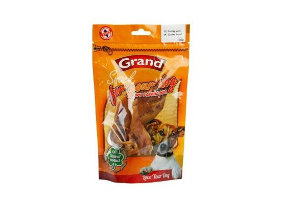 GRAND Suš. Mňamka vepř.záušky 100g