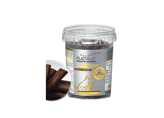 Platinum pochoutka Fit stick králik+kuře 300g