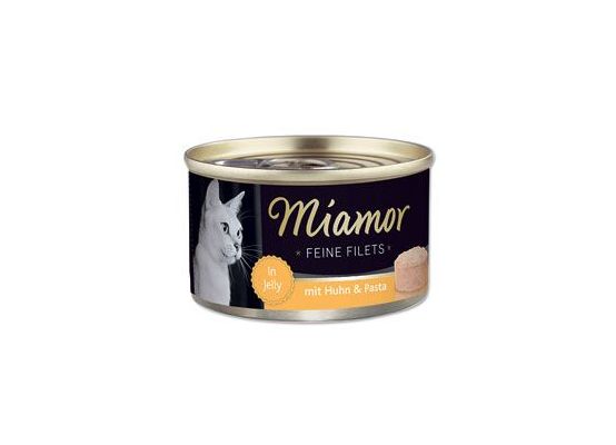Miamor Cat Filet konzerva kuře+těstoviny v želé 100g