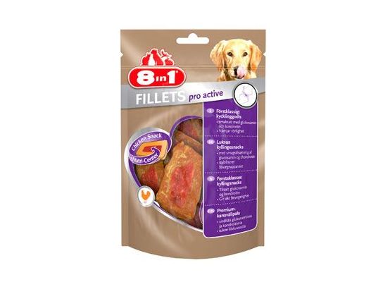 Pochoutka 8in1 Fillets pro active S 80g