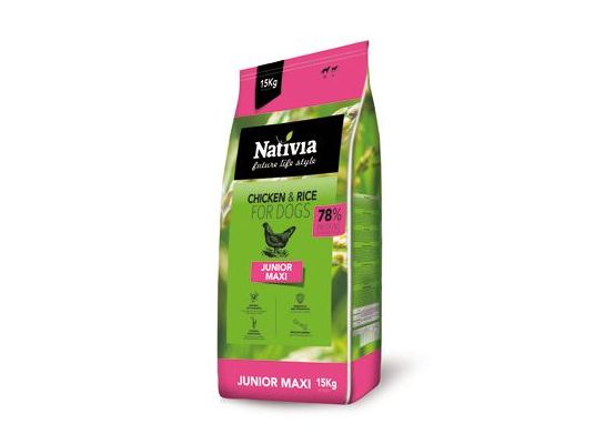 Nativia Dog Junior Maxi 15kg