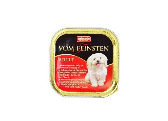 Animonda paštika Classic hovězí a krůtí srdce pes 150g