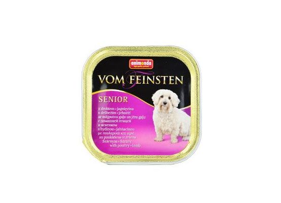 Animonda paštika Senior drůbeží a jehněčí pes 150g