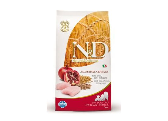 N&D LG DOG Puppy Mini Chicken & Pomegranate 800g