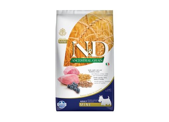 N&D LG DOG Adult Mini Lamb & Blueberry 2,5 kg