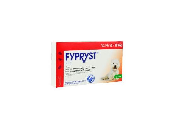 Fypryst Spot-on Dog S sol 1x0,67ml (2-10kg)