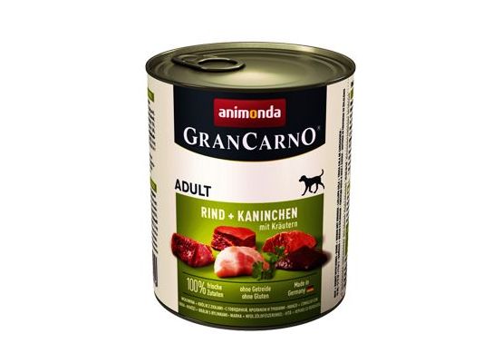 Animonda GRANCARNO konz. ADULT králík/bylinky 800g