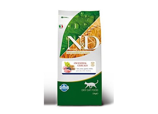 N&D LG CAT Adult Lamb & Blueberry 10 kg