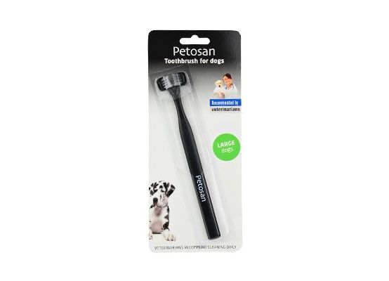 Petosan zubní kartáček dvouhlavý pro psy Large