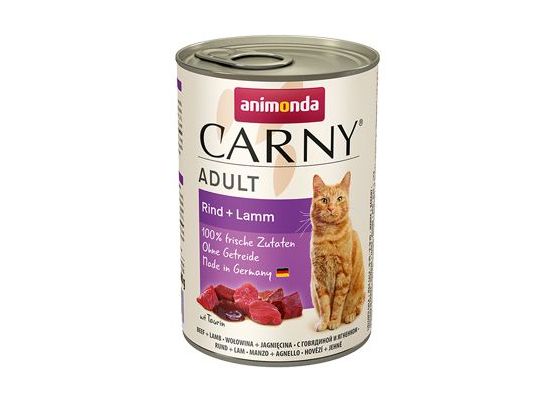 Animonda konz. kočka Adult hovězí/jehněčí 400g