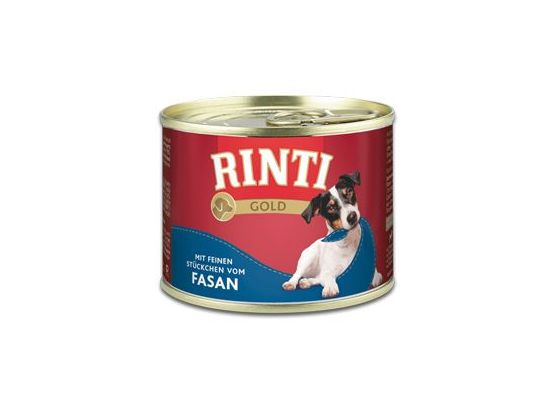 Rinti Dog Gold konzerva bažant 185g