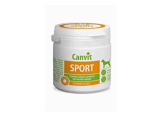 Canvit Sport pro psy ochucený 100g