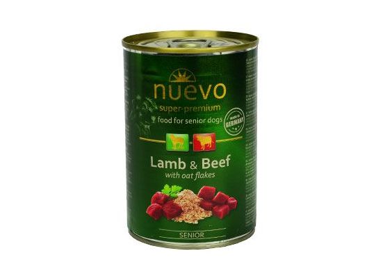 Nuevo pes senior jehněčí s ovesnými vl. konz. 400g