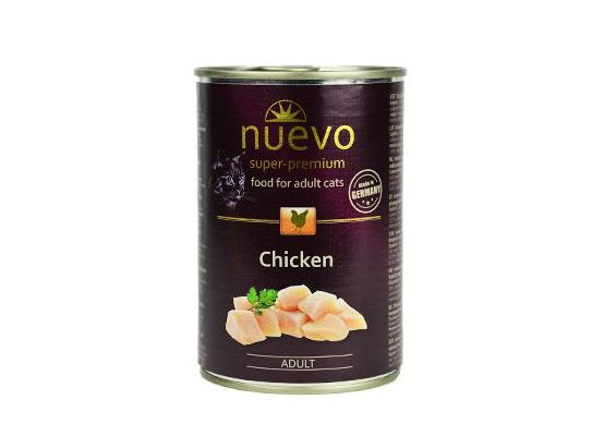 Nuevo kočka adult Kuře konz. 400g