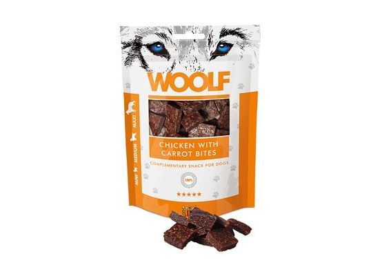 WOOLF pochoutka chicken with carrot bites 100g