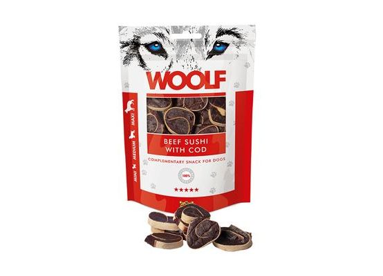 WOOLF pochoutka beef sushi with cod 100g