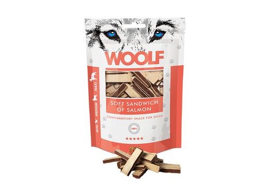 WOOLF pochoutka soft sandwich of salmon 100g