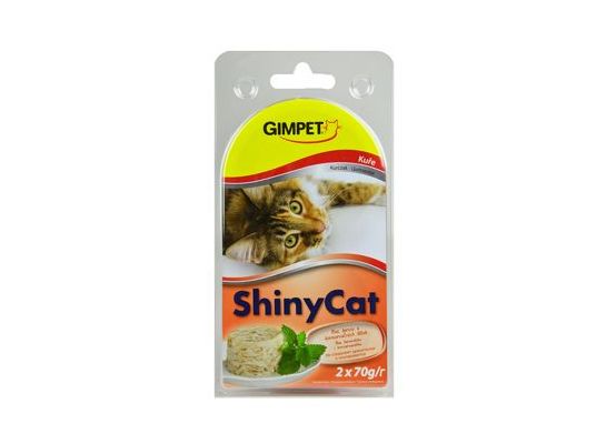 Gimpet kočka konz. ShinyCat kuře 2x70g
