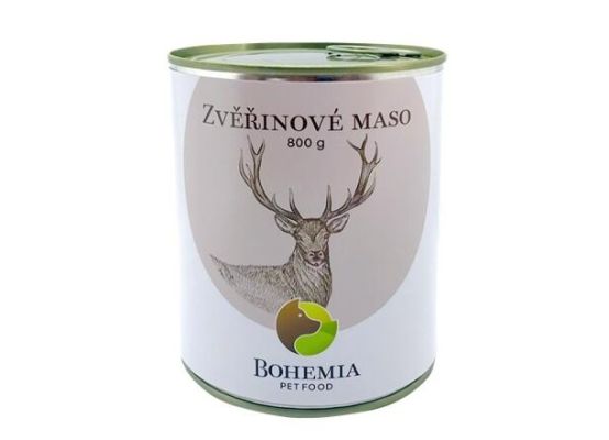 BOHEMIA Zvěřinové maso ve vlastní šťávě 800g