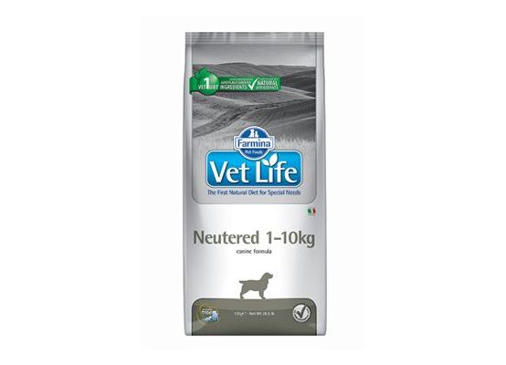 Vet Life Natural DOG Neutered 1-10 kg 10 kg