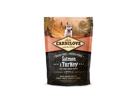 Carnilove Dog Salmon & Turkey for LB Puppies 1,5kg