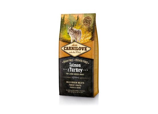 Carnilove Dog Salmon & Turkey for LB Adult 12kg