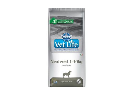 Vet Life Natural DOG Neutered 1-10 kg 2 kg