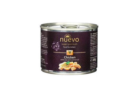 Nuevo kočka adult Kuře konz. 200g