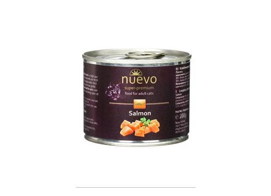 Nuevo kočka adult Losos konz. 200g
