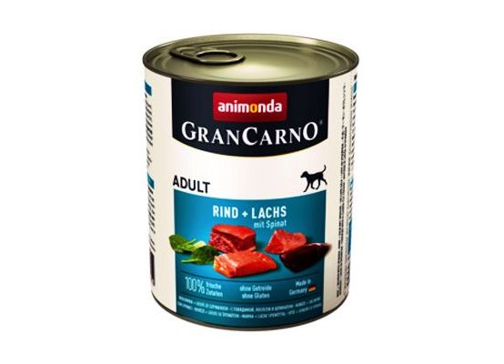 Animonda GRANCARNO konz. ADULT losos/špenát 800g