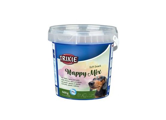 Trixie Soft Snack Happy MIX kuře,jehněčí,losos 500g TR
