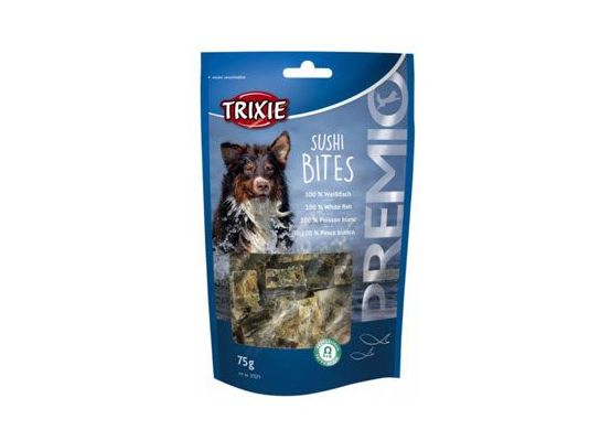 Trixie Premio SUSHI BITES rybí kostky pro psy 75g TR