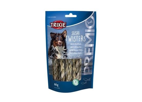 Trixie Premio SUSHI TWISTERS rybí copánky 60g TR