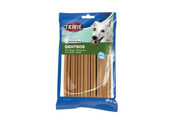 Dentafun DENTROS Light kuřecí tyčky pes 180g TR