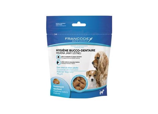 Francodex Pochoutka Breath Dental pes 75g