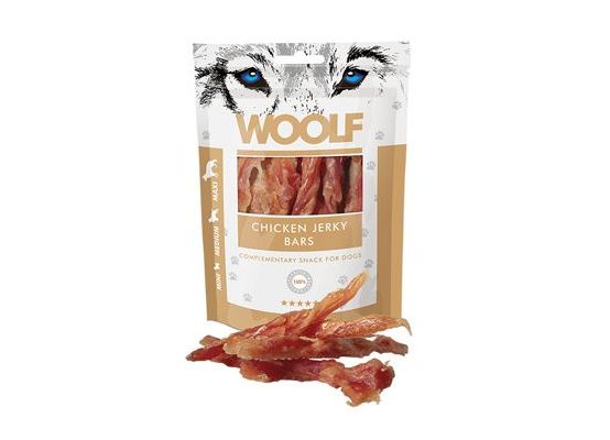 WOOLF pochoutka chicken bars 100g
