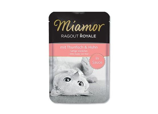 Miamor Cat Ragout kapsa tuňák+kuře ve šťávě 100g