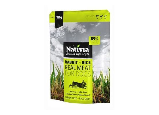 Nativia Real Meat Rabbit&Rice 8kg