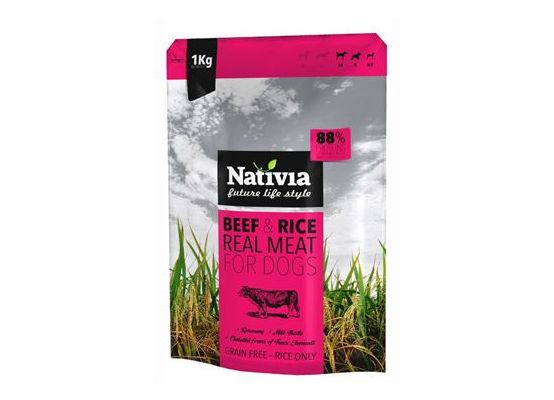 Nativia Real Meat Beef&Rice 8kg
