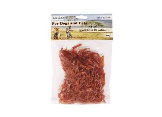 Pochoutka Kachní mini kousky poloměkké 80g