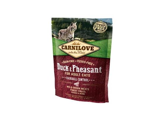 Carnilove Cat Duck&Pheasant Adult Hairball Contr 400g