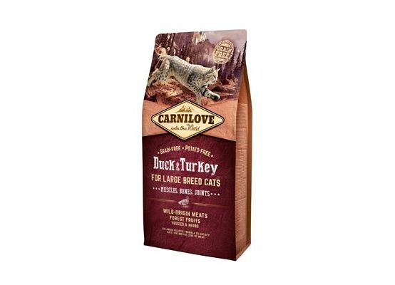 Carnilove Cat LB Duck&Turkey Muscles,Bones,Joints 6kg
