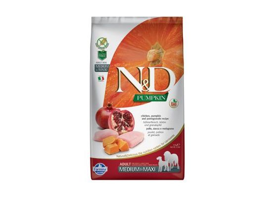 N&D Pumpkin DOG Adult M/L Chicken & Pomegranate 12 kg