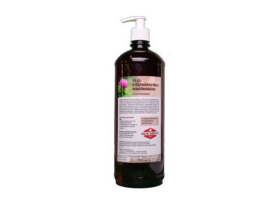 Olej z ostropestřce pro koně a psy ZEUS 1000ml