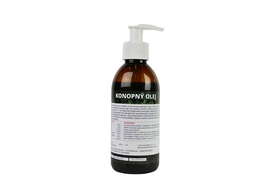 Olej konopný pro psy a kočky ZEUS 250ml
