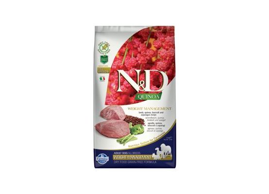 N&D Quinoa DOG Weight Management Lamb & Broccoli 2,5kg