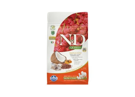 N&D Quinoa DOG Skin & Coat Herring & Coconut 800g